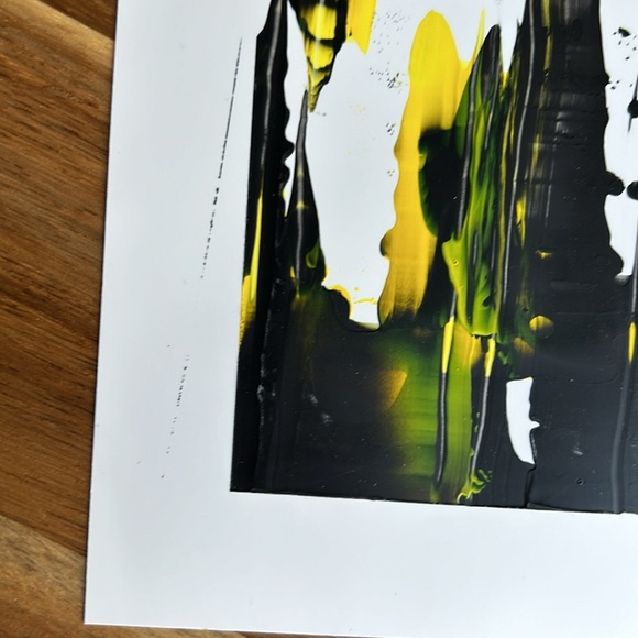 Original Abstract Painting / "Glob" / 11X14 inches on Yupo Paper - Picture 8 of 10